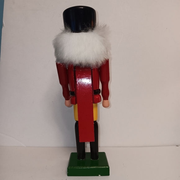 Vintage Lucie Sable Imports Wood Nutcracker Soldier Christmas Holiday 10" Taiwan - Picture 2 of 5